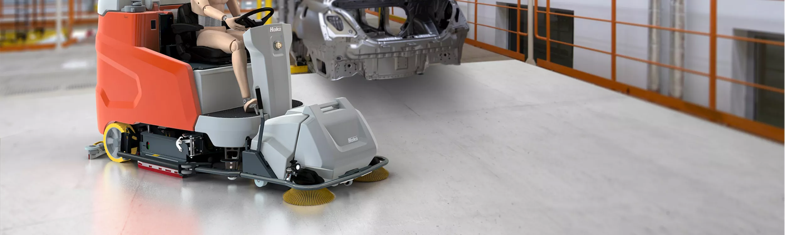 Autolaveuses autoportées Hako - Hako France