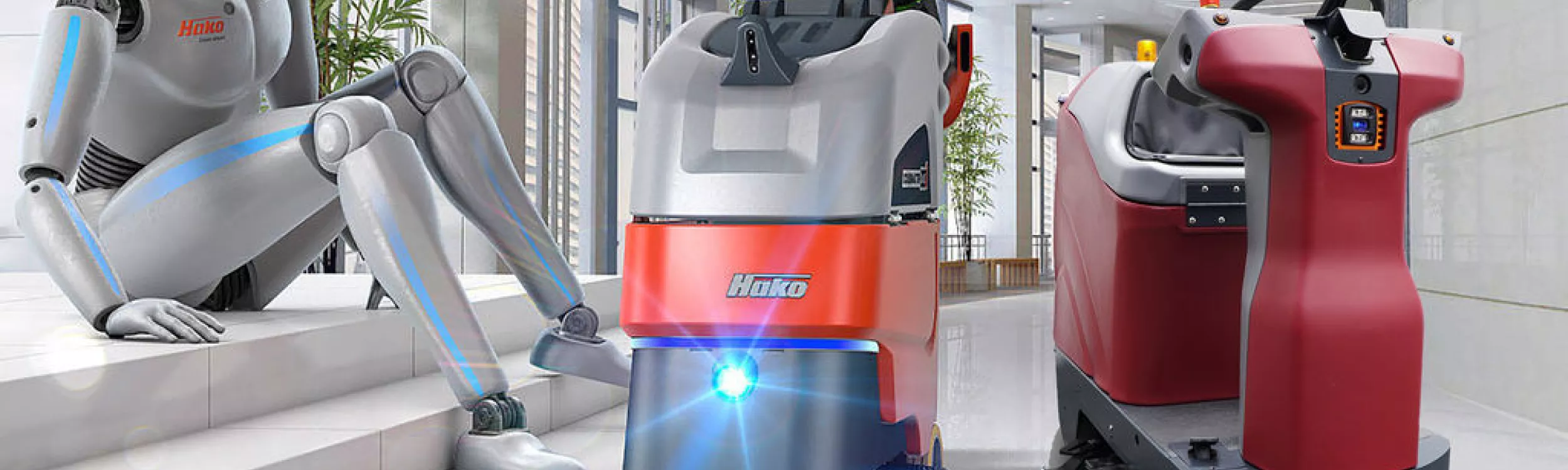 Les robots de nettoyage industriel
