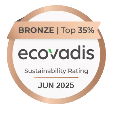 Médaille ECOVADIS Bronze Hako France