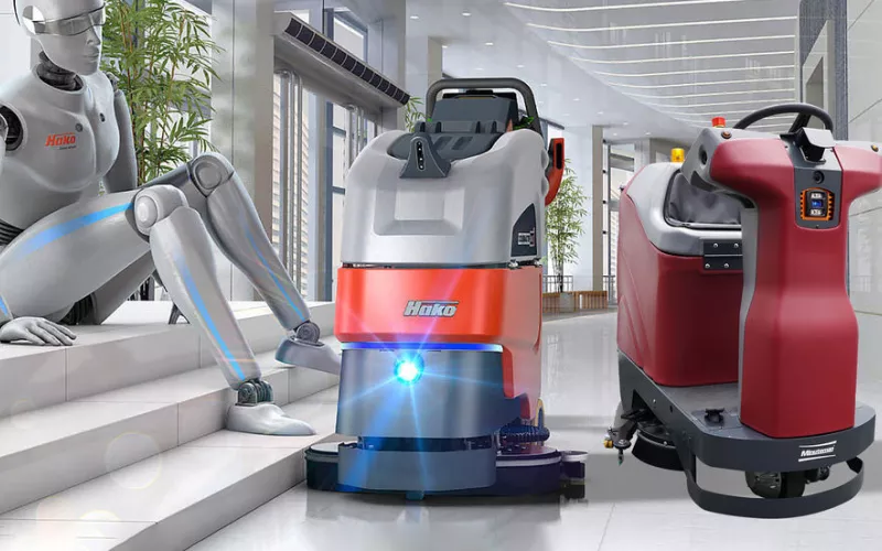 Les robots de nettoyage industriel