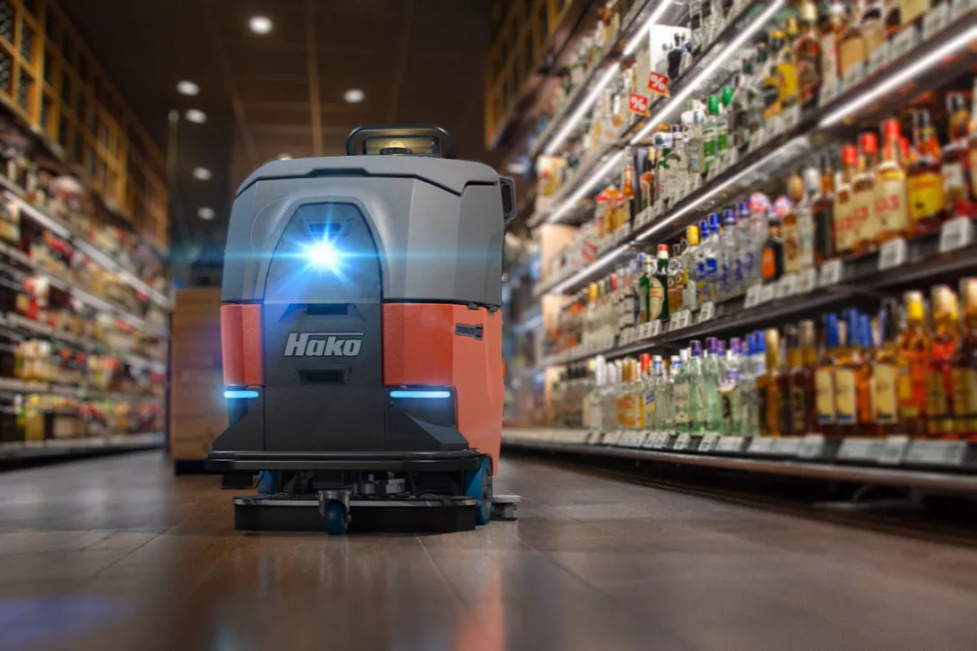 L'autonomie réinventée : comment notre station d'accueil redéfinit le nettoyage industriel avec la Scrubmaster Hako B75i